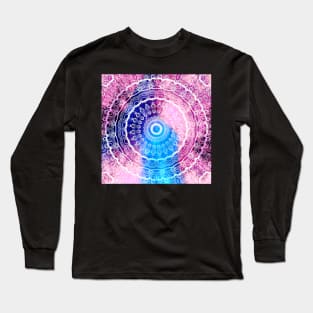 Mandela Blue / Purple Long Sleeve T-Shirt